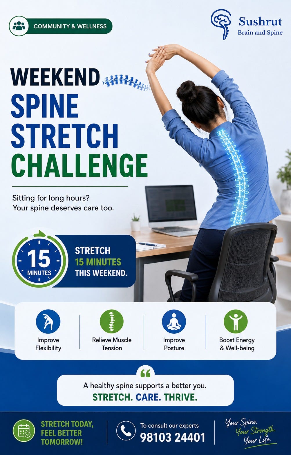 Give Your Spine 15 Minutes This Weekend