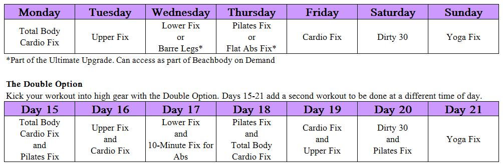 Quick and Simple Meal Prep, 21 Day Fix