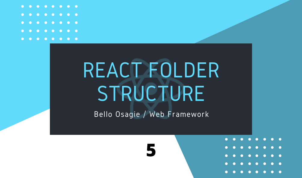 React Folder Structure. React has a couple of folders set up… | by ...