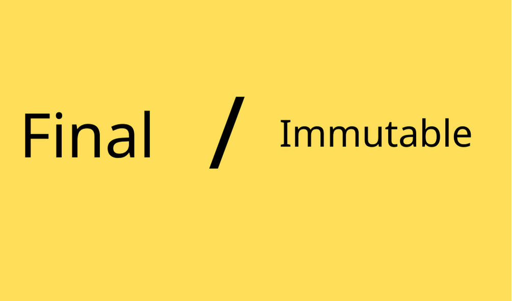 Java-da final və immutable fərqi. Java-da const keyword olmasa da ...