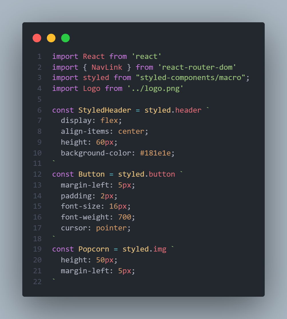 How to start working with Styled Components in React | by Birgit ...