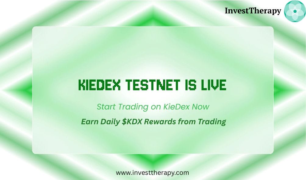 KieDex Testnet Airdrop — Earn Daily $KDX Rewards from Trading