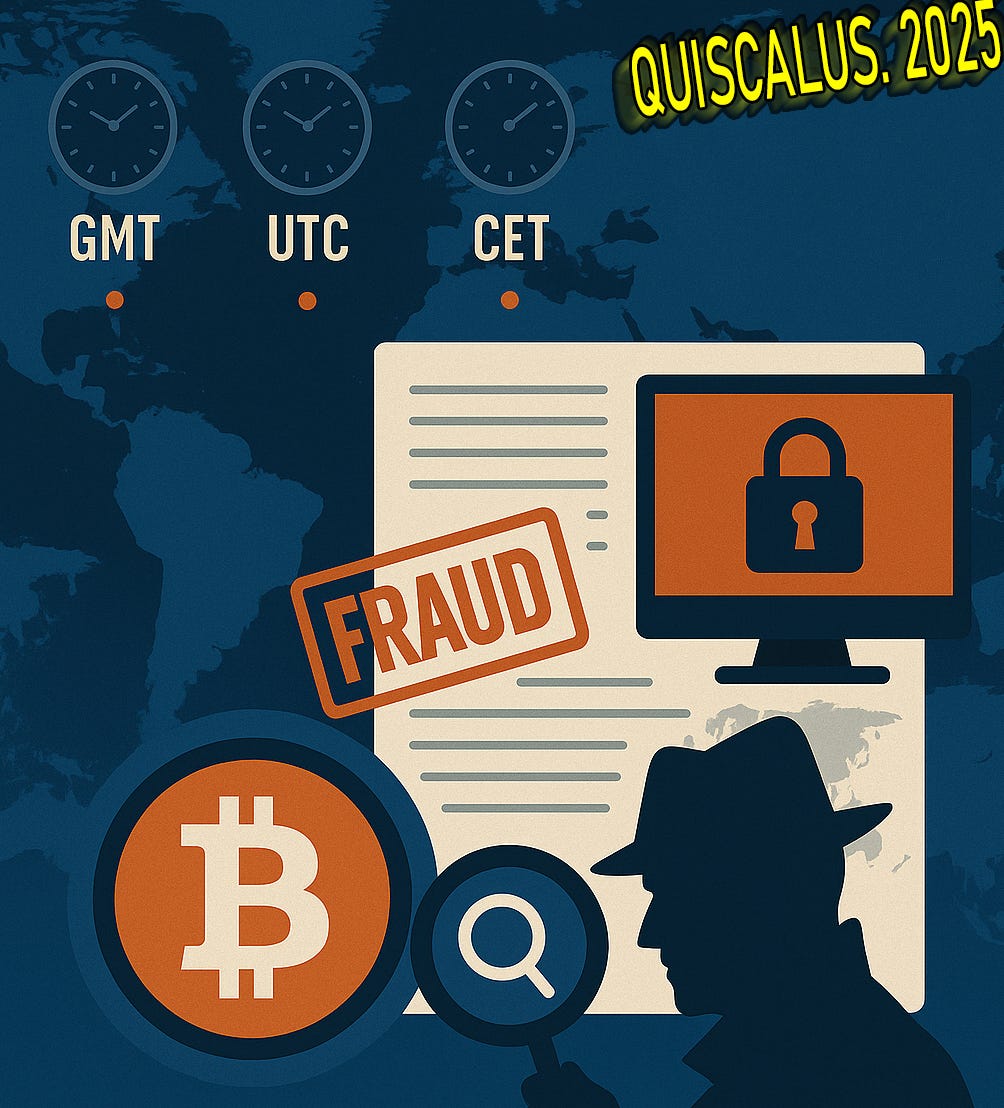 The Time Zone Gap in a Crypto Fraud: A Key Piece in the Investigation
