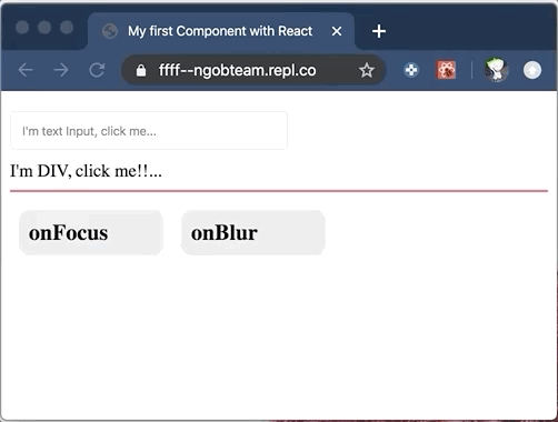 React — Manejadores de eventos (desde el constructor, campo público de  clase, Binding en render(), función de flecha), Pasando argumentos, Eventos  sintéticos | by Mauricio Garcia | Medium
