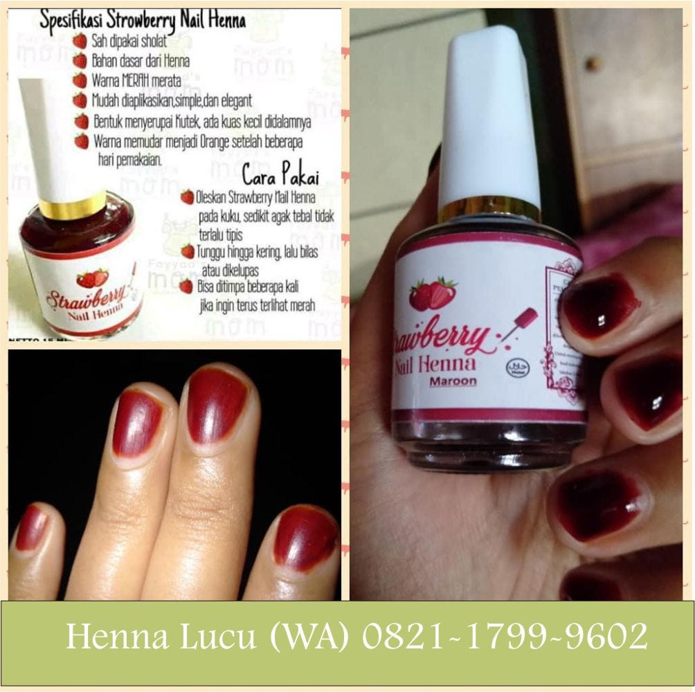MURAH BANGET (WA) 0821–1799–9602 Distributor Henna Bandung Murah
