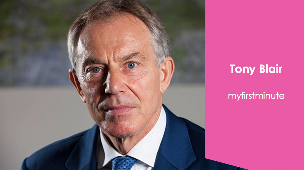 myfirstminute in conversation with Tony Blair | by Founders