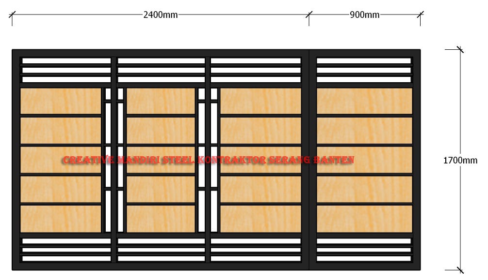Pagar Besi Minimalis Kombinasi Grc 081212877721 | Medium