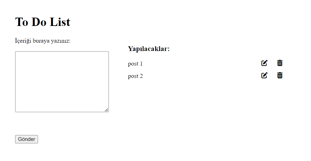 Basic To Do List Javascript. javacript ile to do list yapımı | by Şenol ...