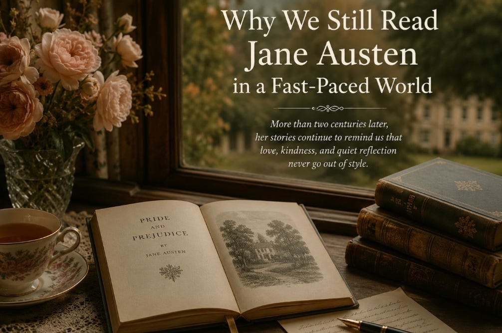 Why We Still Read Jane Austen in a Fast-Paced World