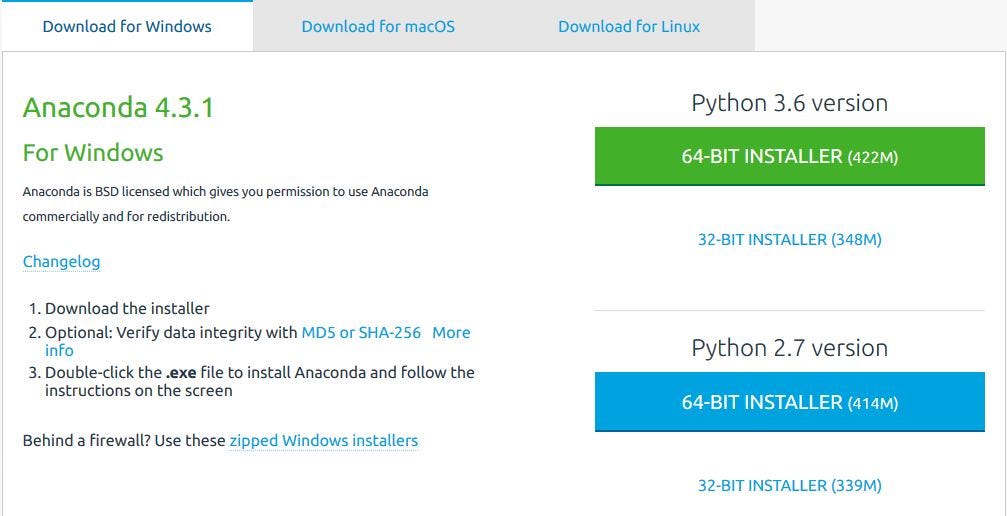 Setup Python Environment for ml and Deep Learning | by Mandar Deshpande ...