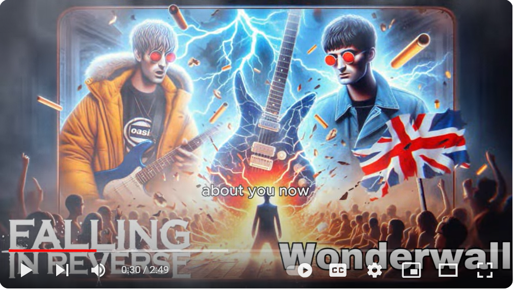 If Falling In Reverse Wrote Wonderwall (Oasis Cover) Epic Metalcore