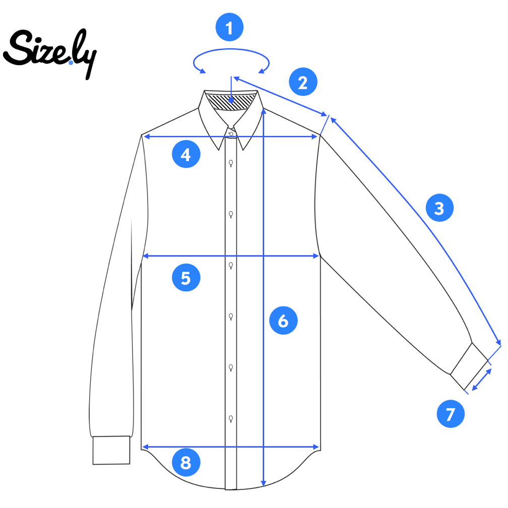 how to measure for men’s dress shirt