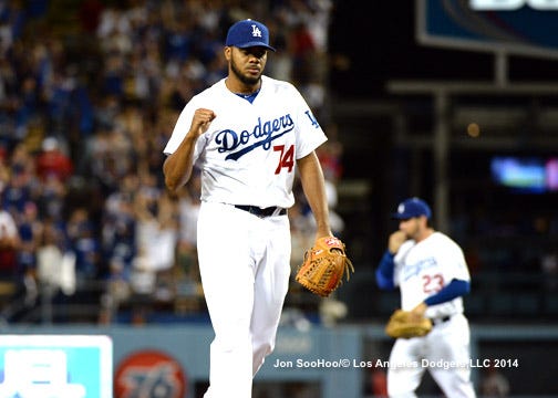 Kenley Jansen makes 2015 debut, strikes out four batters in one inning