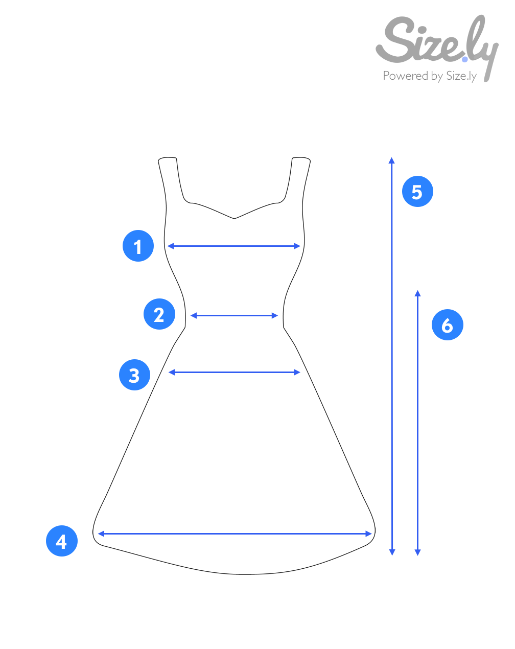 How to Measure a Dress?. Before we start with the measuring, lay… | by  Sizely | Medium
