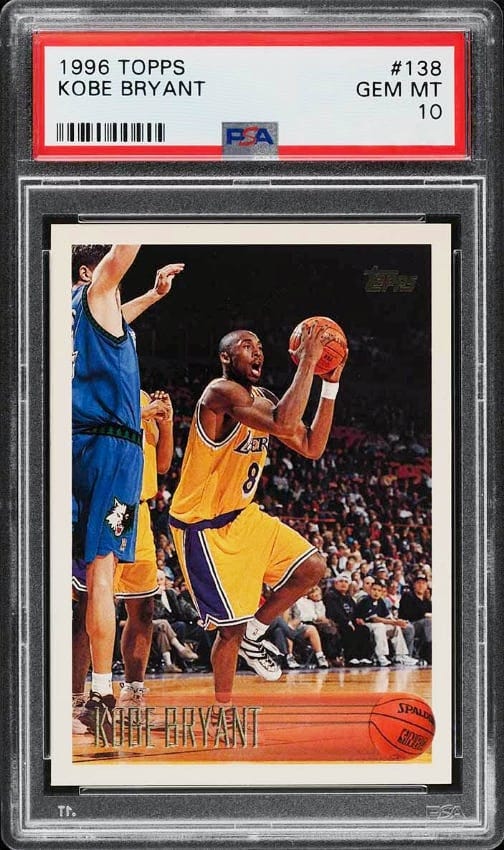 90s Chrome Sports Card Green/Hulking (Kobe Chrome Rookie Card