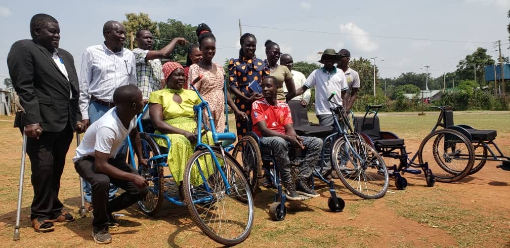 GDPU Board and Staff Pictured with Beneficiaries of Assistive Technology | 2025