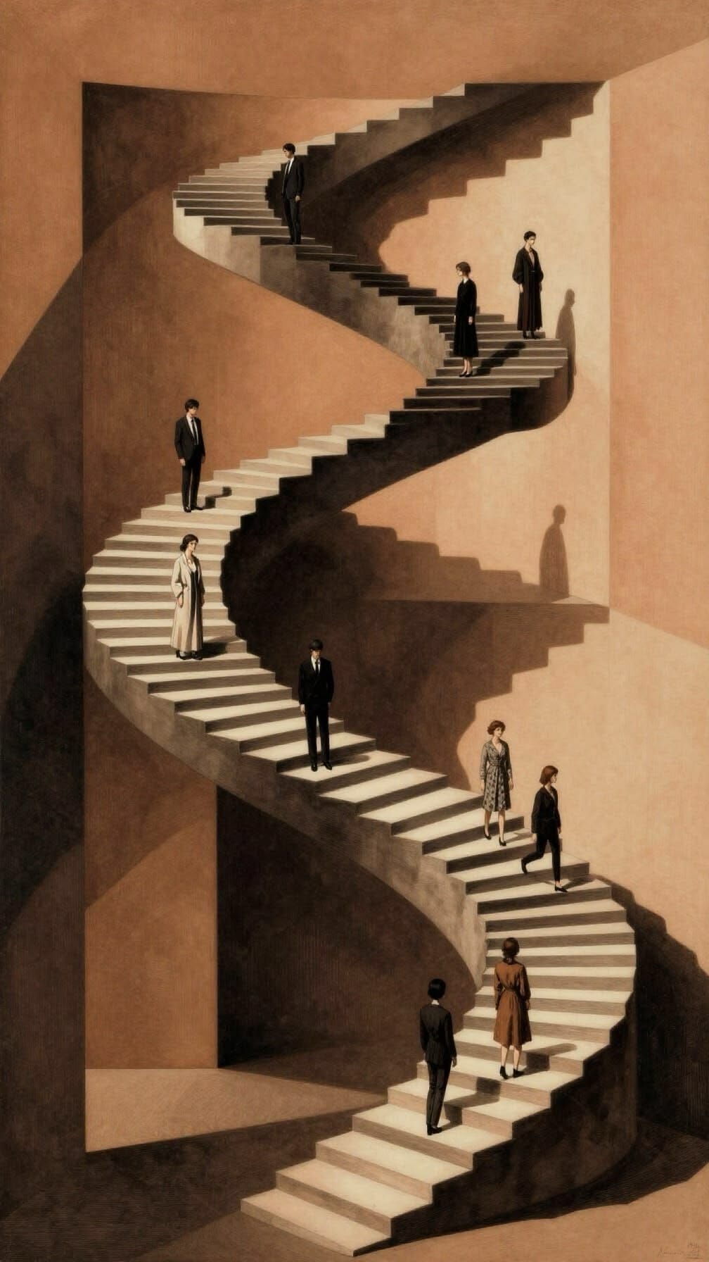 Between Steps and Silence