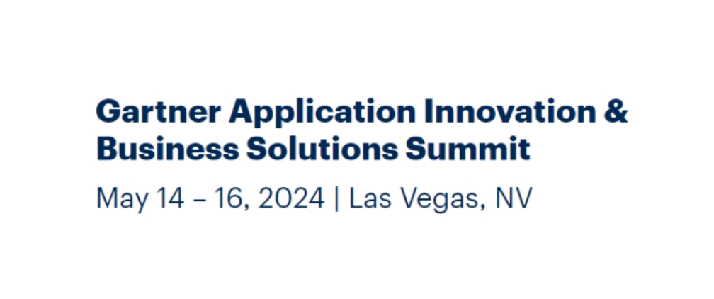 Gartner Application Innovation & Business Solutions Summit by