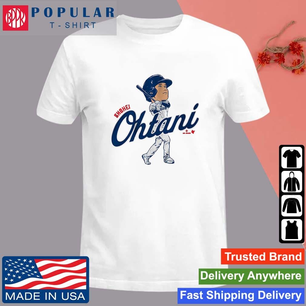 Official Shohei Ohtani Batting Caricature T-Shirt | by Clothing ...