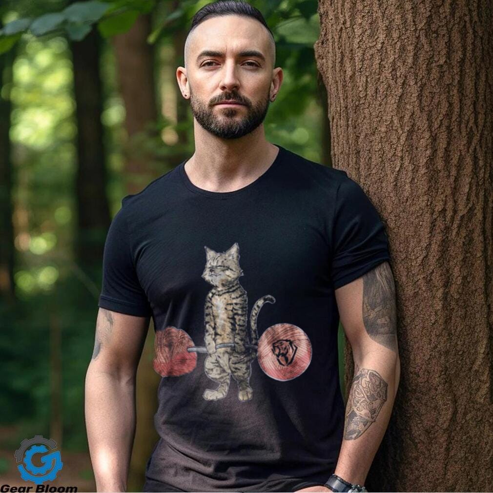 Deadlifting Tabby Cat Sweatshirt (AU)