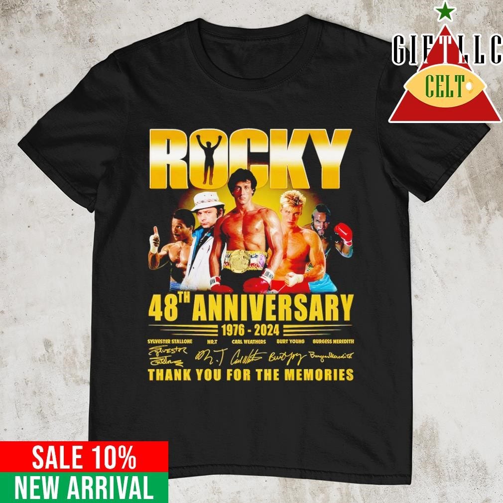 Original Rocky 48th Anniversary 1976–2024 thank you for the memories ...