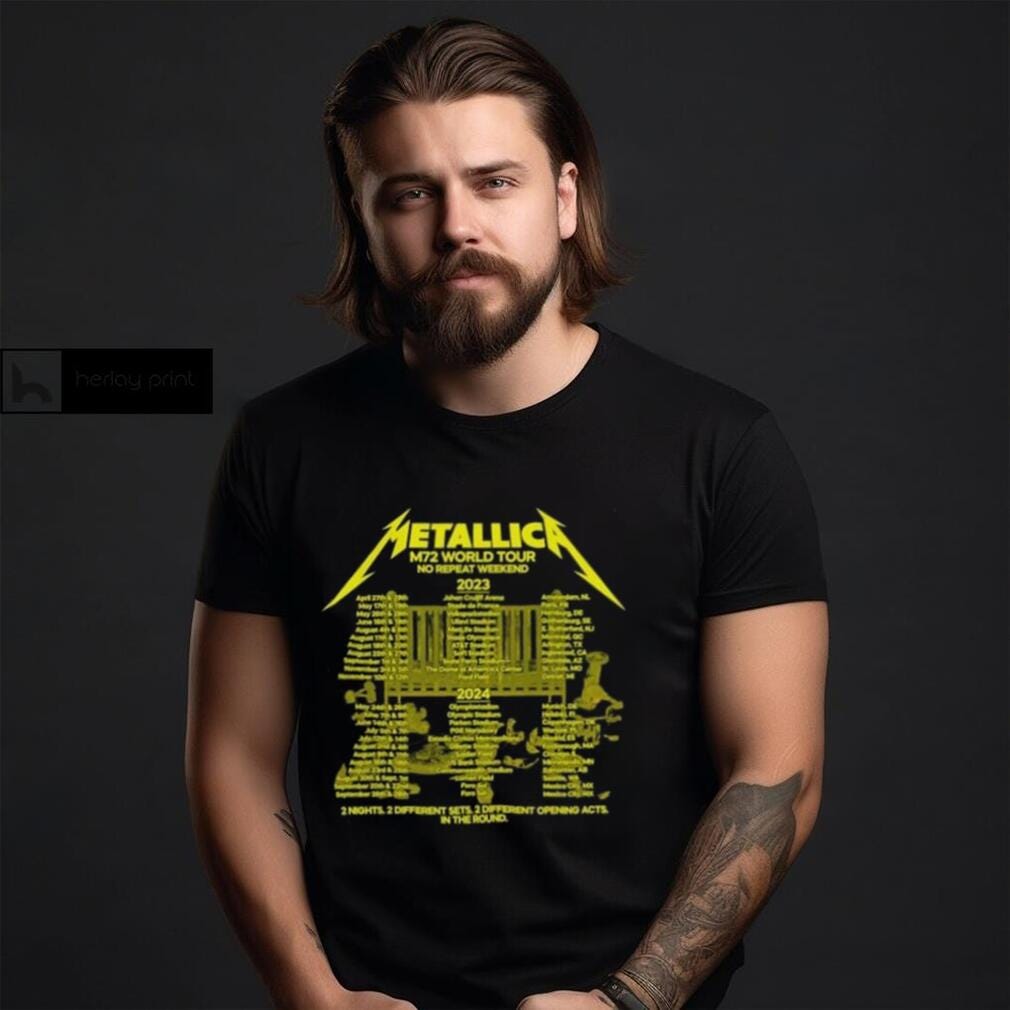 Metallica M72 World Tour 2023 2024 Unisex Shirt, Metallica Band No