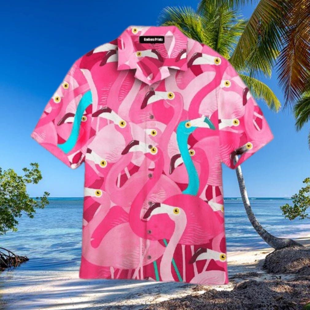 Blue And Pink Flamingo Hawaiian Shirts | by Uptab | Jul, 2023 | Medium