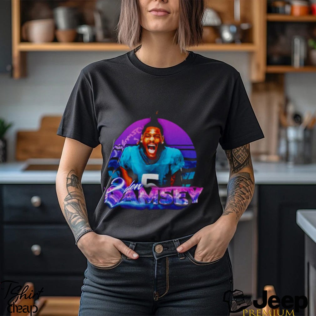 Jalen Ramsey Miami Cartoon WHT