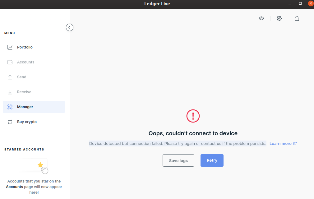 How To Resolve Error ‘’Device detected but connection failed’’ by