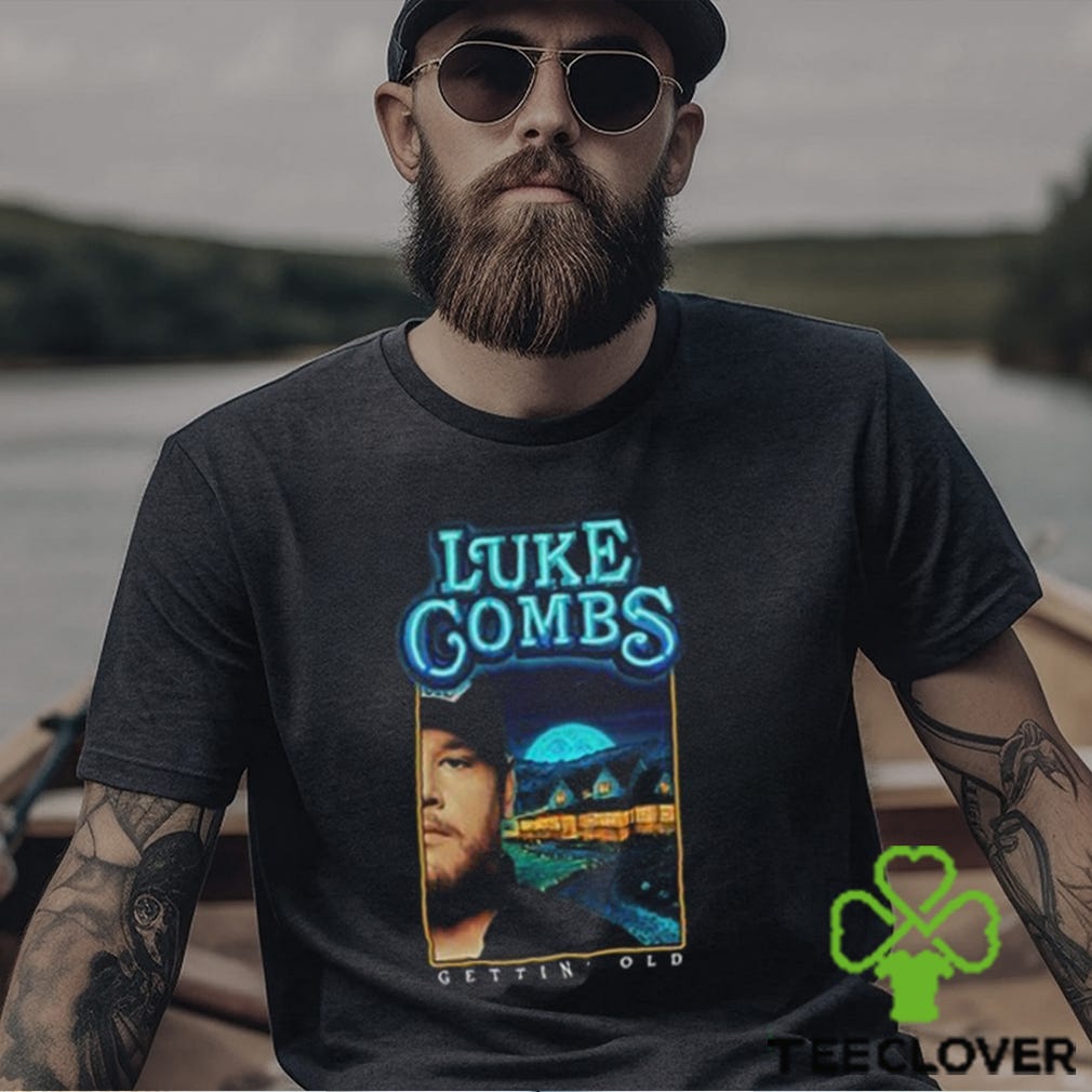 Luke Combs 2024 Tour T Shirt Growing Up And Getting Old Shirt Vintage