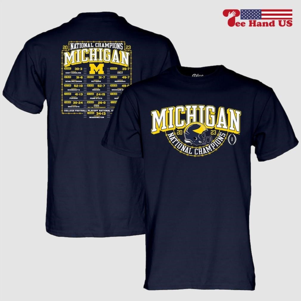 Michigan Wolverines Football Playoff 2023 National Champions Schedule