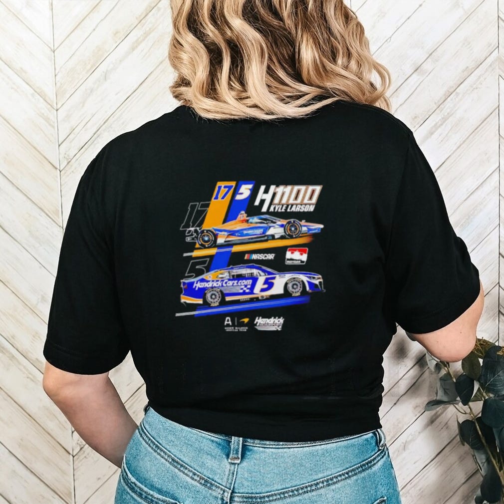 Men’s Kyle Larson 2024 H1100 Indy 500 and Coke 600 shirt Coblfashion