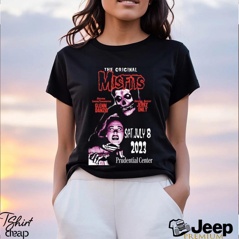 Official misfits Tour Newark NJ 2023 Poster Shirt by Vowsly Jul