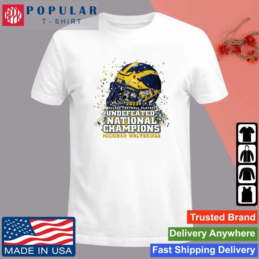 Official Michigan Wolverines College Football Playoff Undefeated