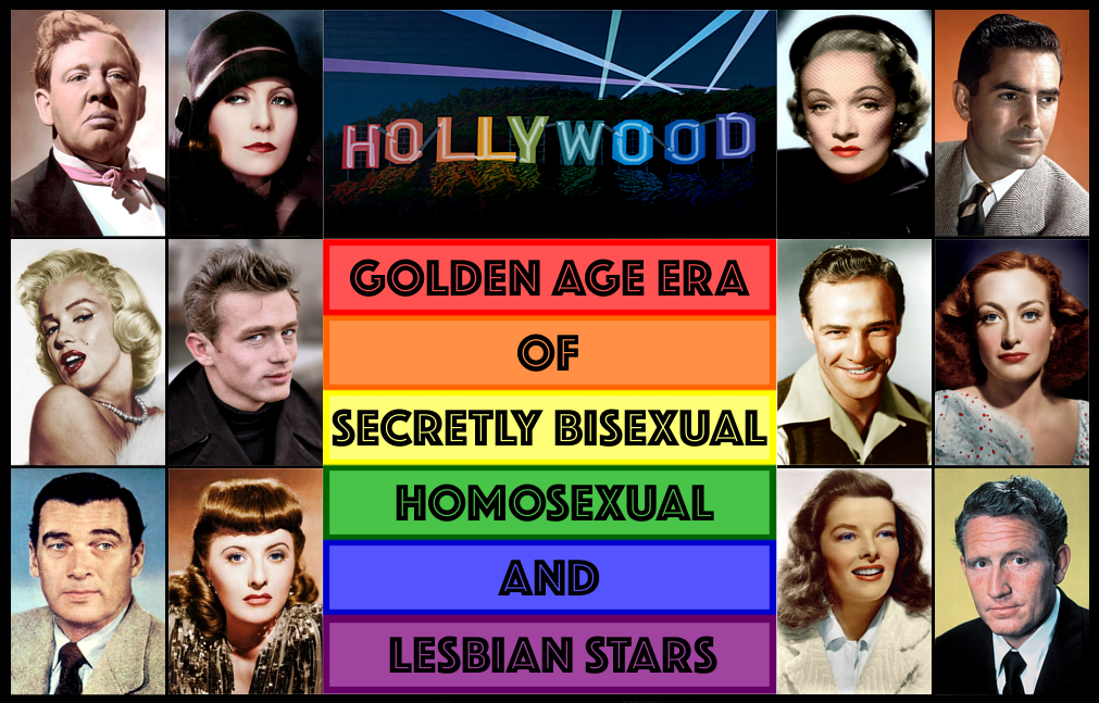 HOLLYWOOD'S GOLDEN AGE ERA OF SECRETLY BISEXUAL, HOMOSEXUAL AND LESBIAN  STARS | by Scott Anthony | Medium