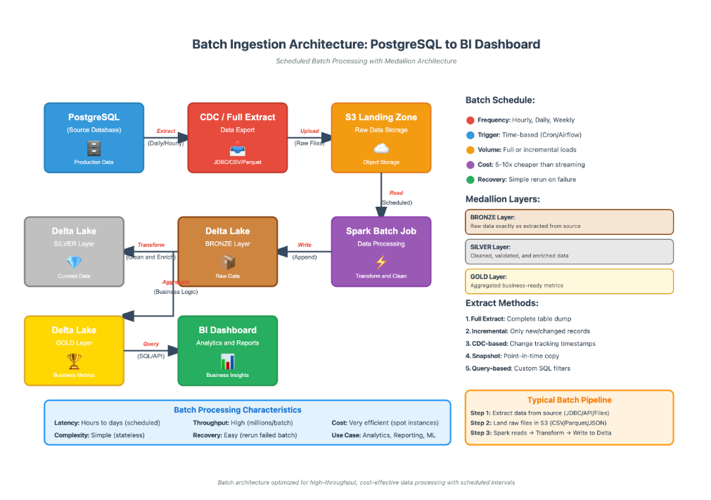 Data Ingestion Design Patterns 01 Batch Streaming CDC A Practical Data Ingestion Design Patterns 01 Batch Streaming CDC A Practical