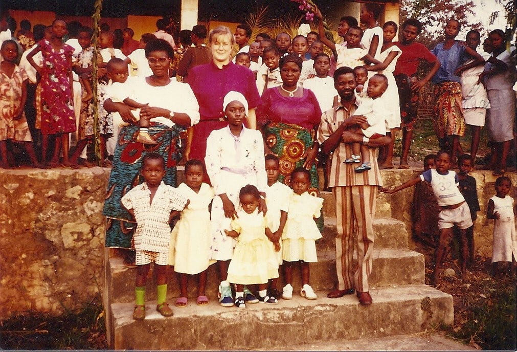 Me with some of the Swikidisa family at a confirmation celebration