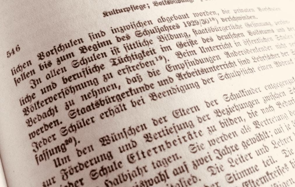 Ein Grundgesetz zum Abschlusszeugnis
