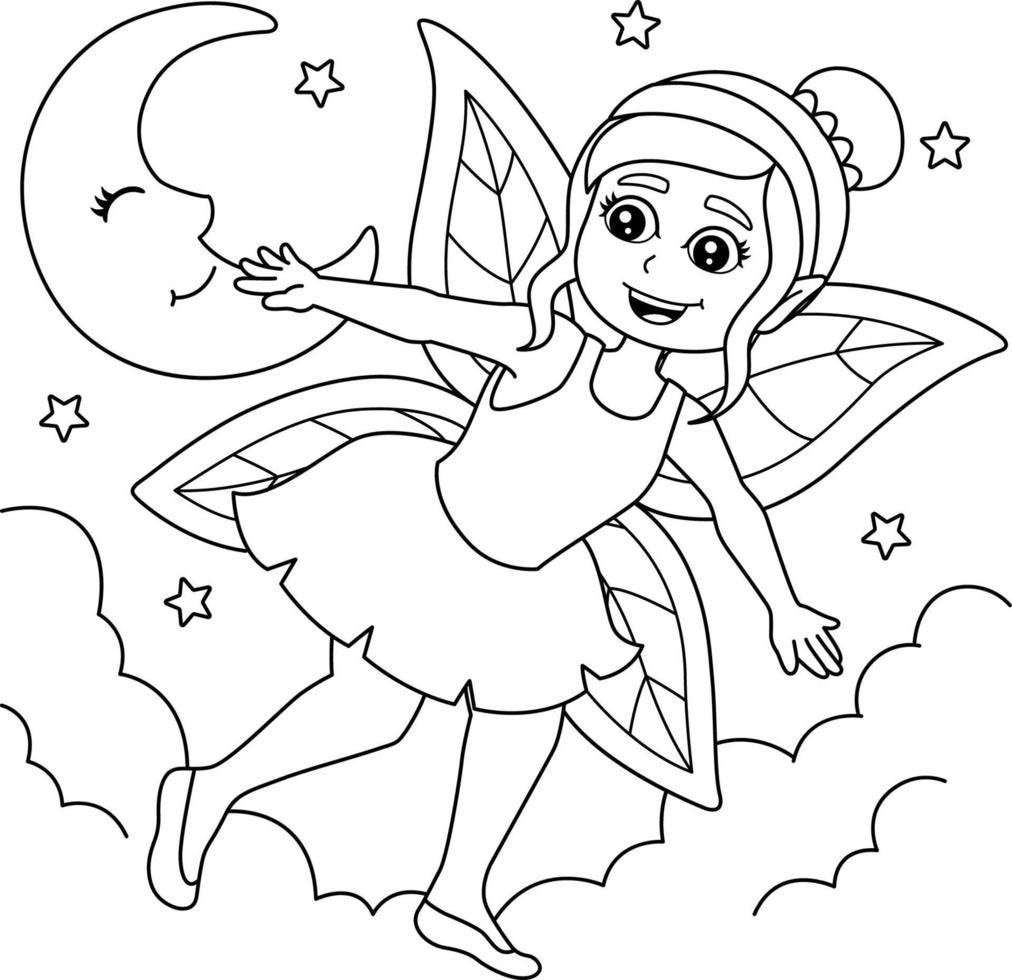 Fairy coloring pages