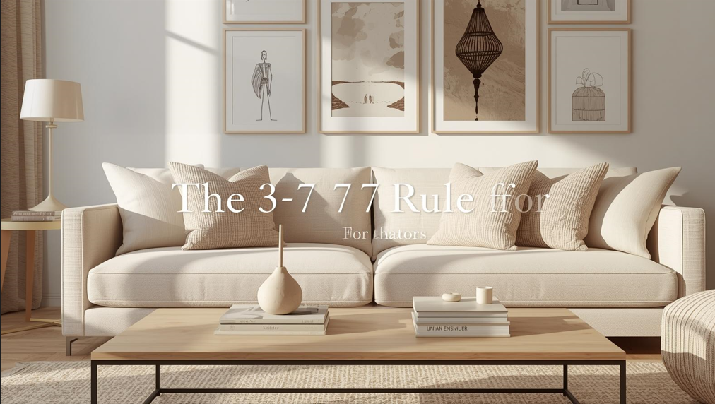 What Is the 3–5–7 Rule for Decorations? A Complete Guide to Balanced, Stylish Interiors