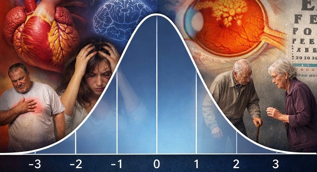 Breaking the Tails — Where Polygenic Risk-Based Estimates of Absolute Risk Start To Fail