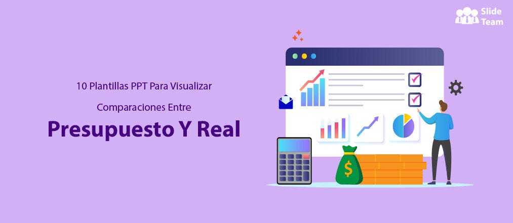 10 Plantillas PPT Para Visualizar Comparaciones Entre Presupuesto Y Real