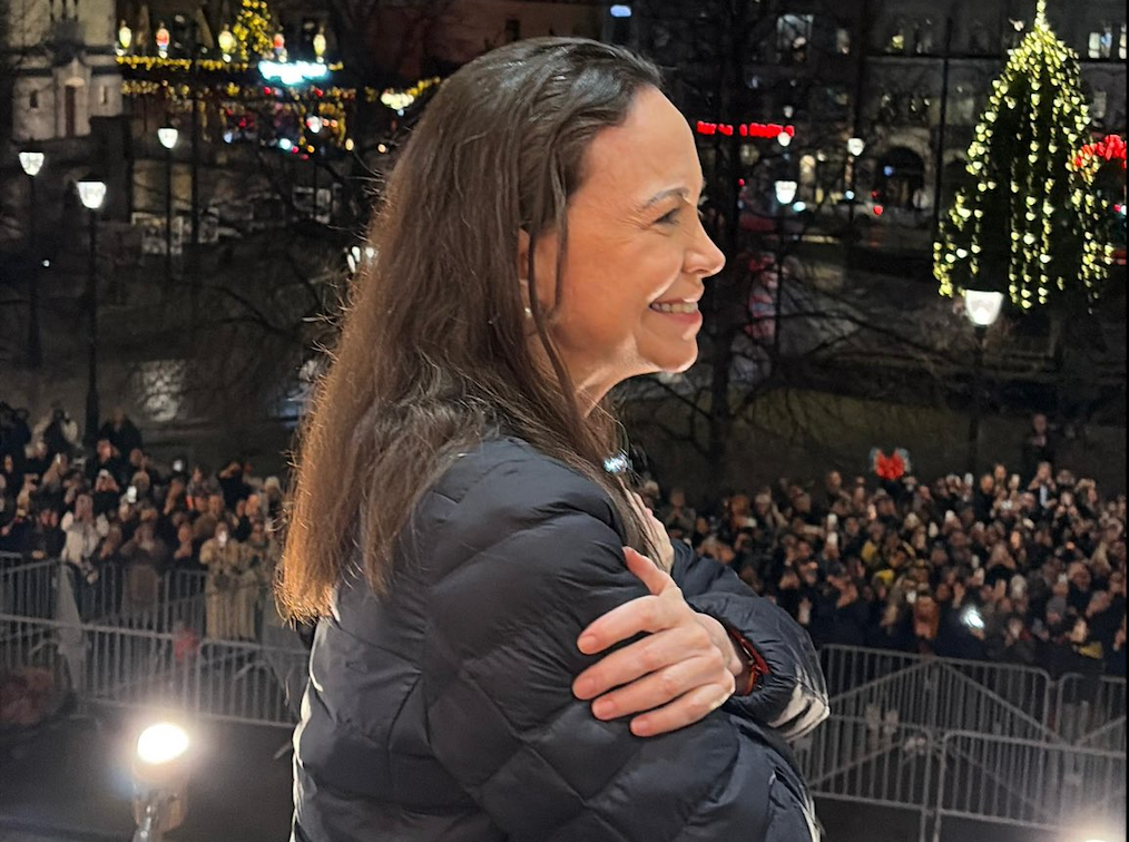María Corina Machado reapareció en Oslo, tras pasar más de un año en la clandestinidad: “Venezuela…