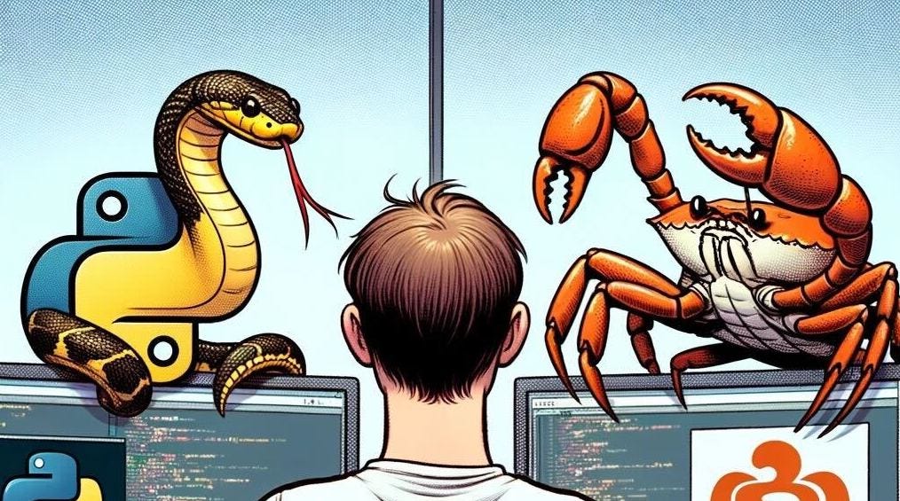 Rust vs. Python: Performance Insights from a Simple Backend Task | by ...