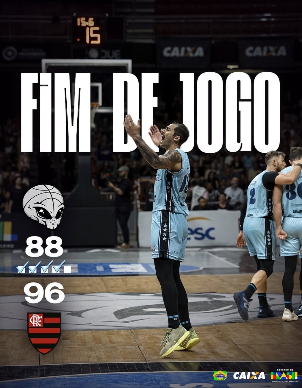 NBB: Brasília luta, mas é superado pelo Flamengo