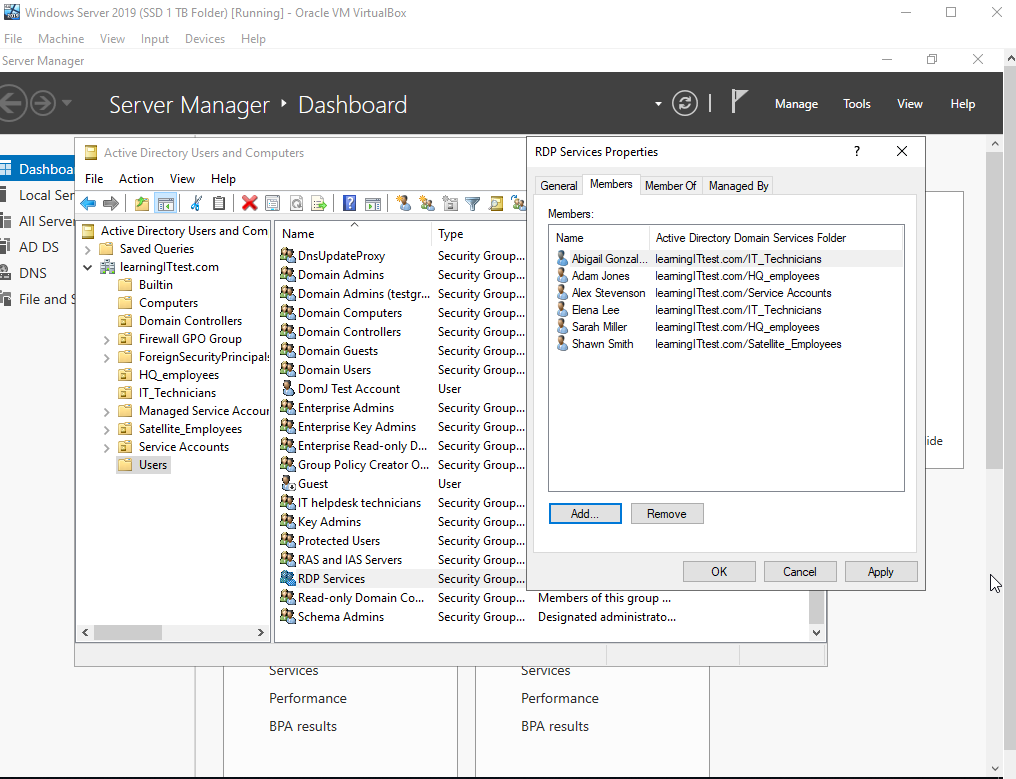 Homelab Project 1 Active Directory Domain Configuration for Endpoint