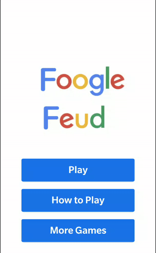Google Feud Online Game