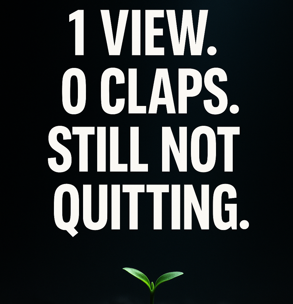 No One’s Watching. Good. That’s Where the Magic Starts.