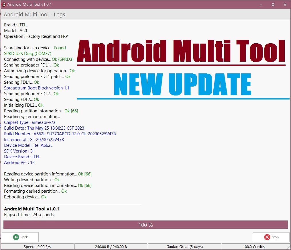 Android Multi Tool V1.2.6.4 Crack