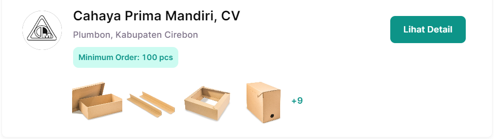 Rekomendasi Pabrik Kardus dari Kardoos Marketplace